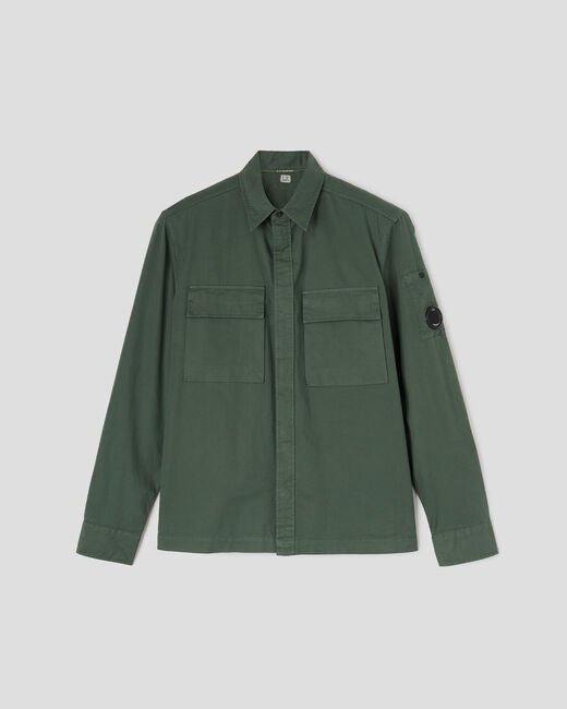 C.P. Company Emerized Gabardine Garment Dyed Shirt