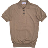 FRESH Weller Polo En Maille De Coton Extra Fin Sable