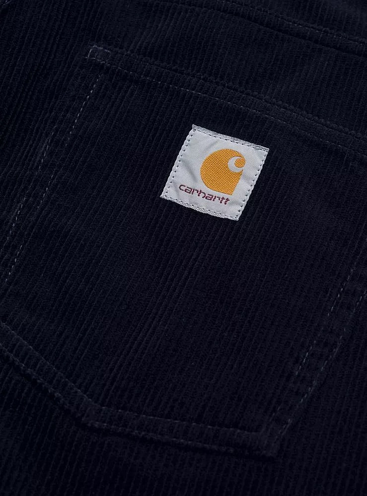 CARHARTT WIP Newel Pant Corduroy Dark Navy Rinsed