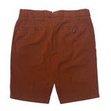 FRESH Short chino en coton Recco en rouge brique