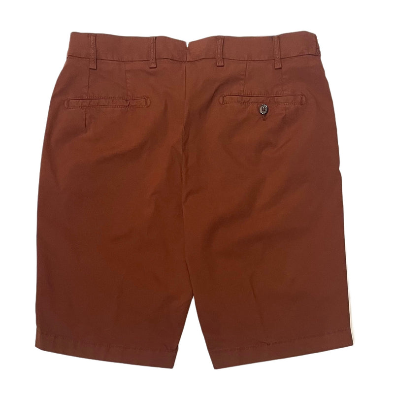 Pantaloncini chino FRESH Recco in cotone rosso mattone