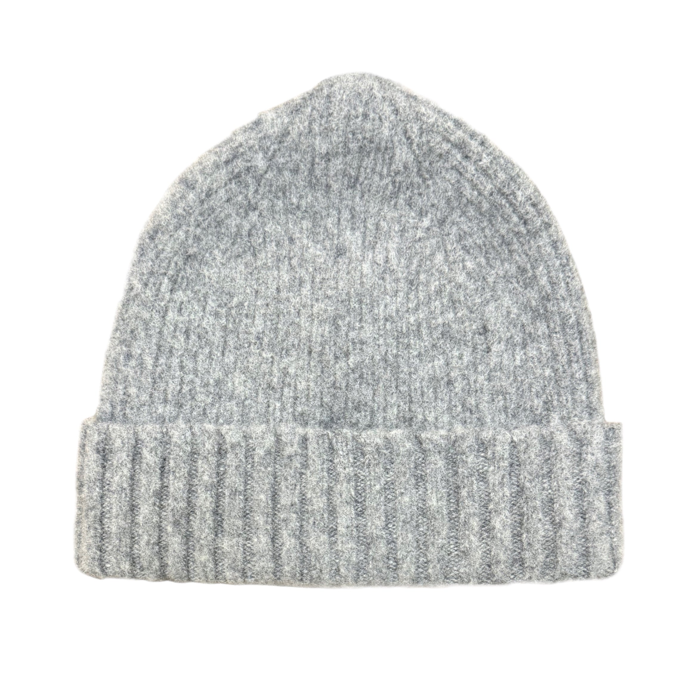 FRESH Bob Scottish Wool Beanie In Grey Mix