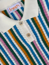 Polo in cotone di lusso FRESH Rainbow