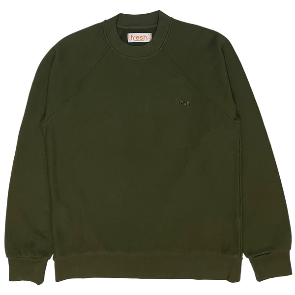 FRESH Billie Forrest Green Sweatshirt in Winter Cotton