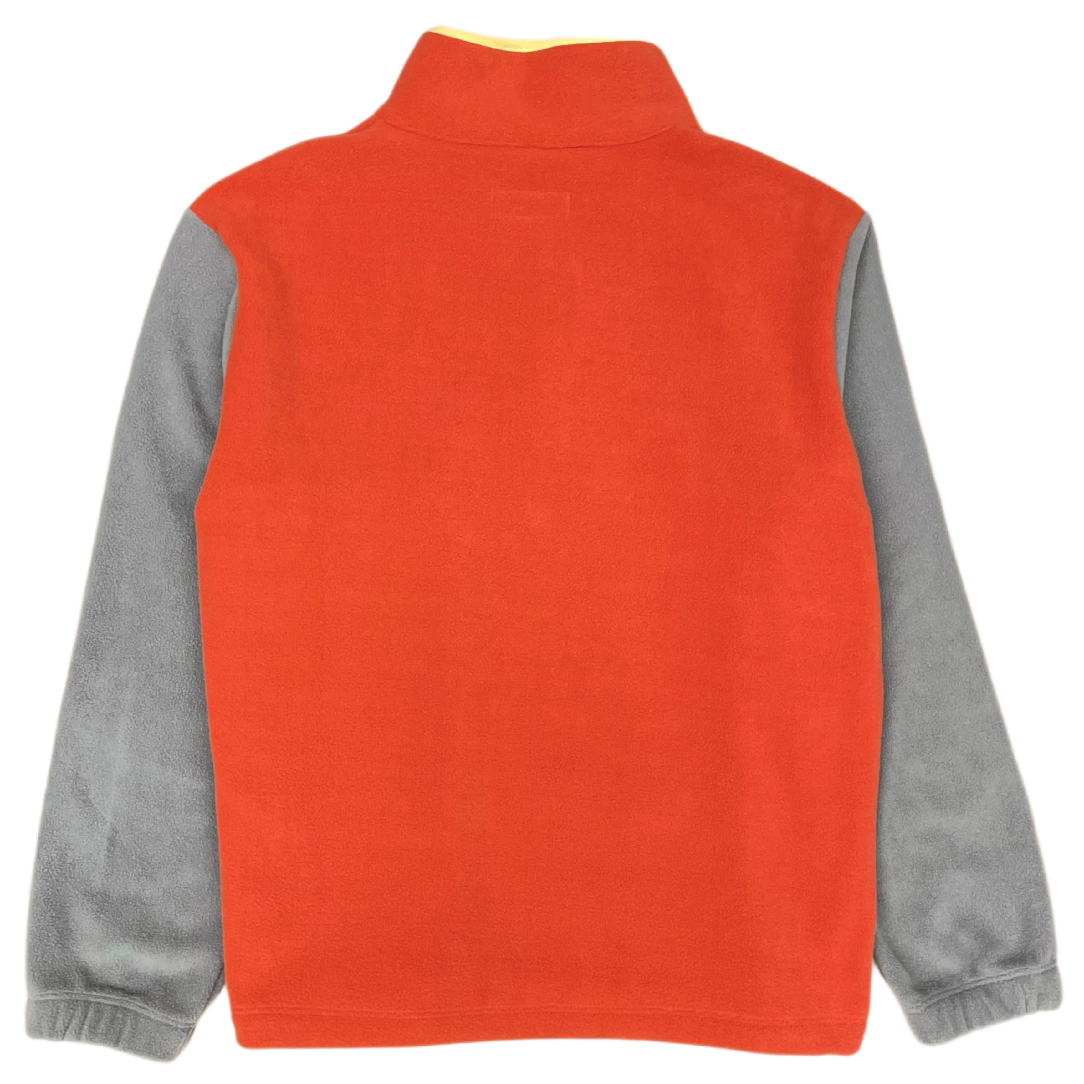 Pullover in pile FRESH Yvon con mezza zip Arancione 