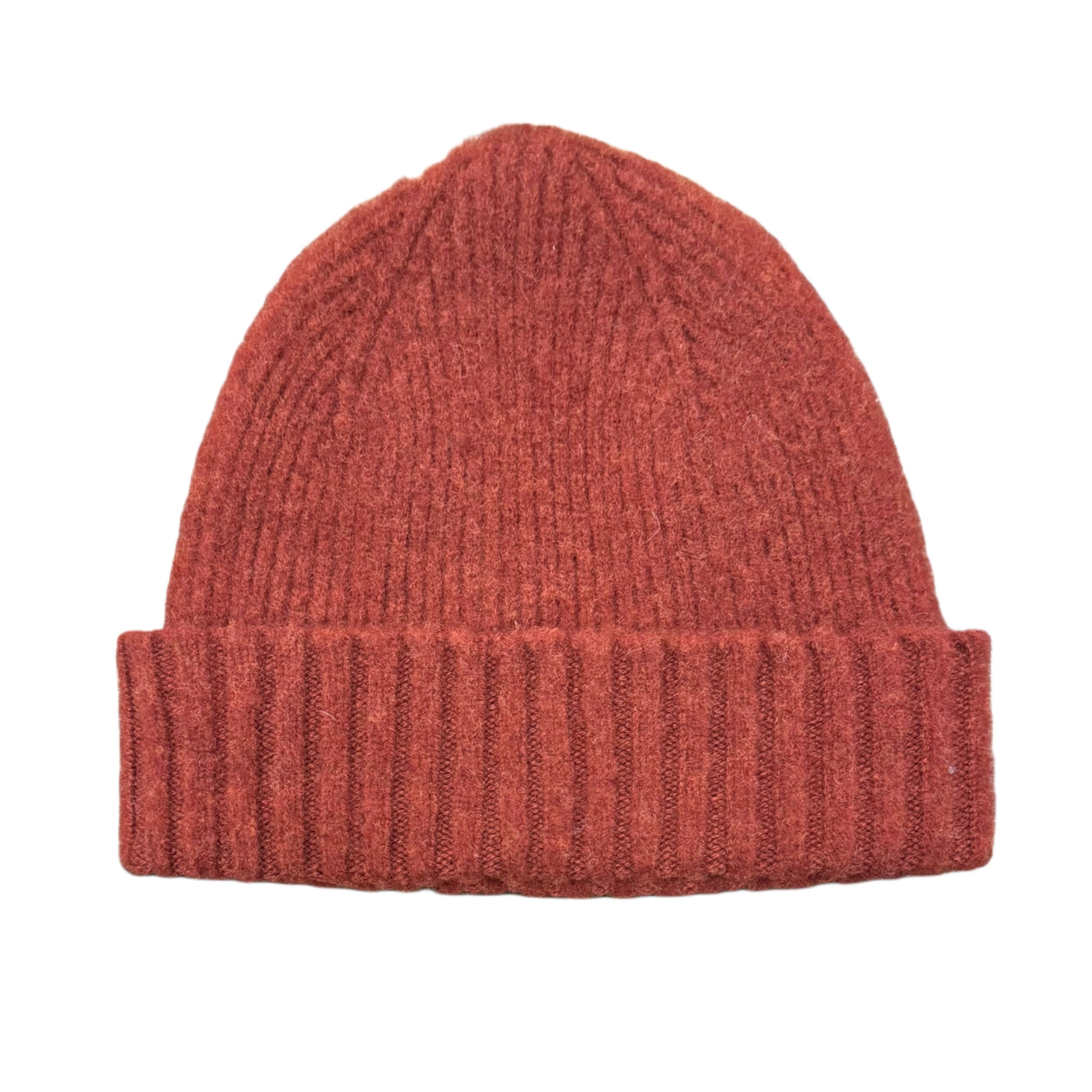 FRESH Bob Scottish Wool Beanie In Sienna