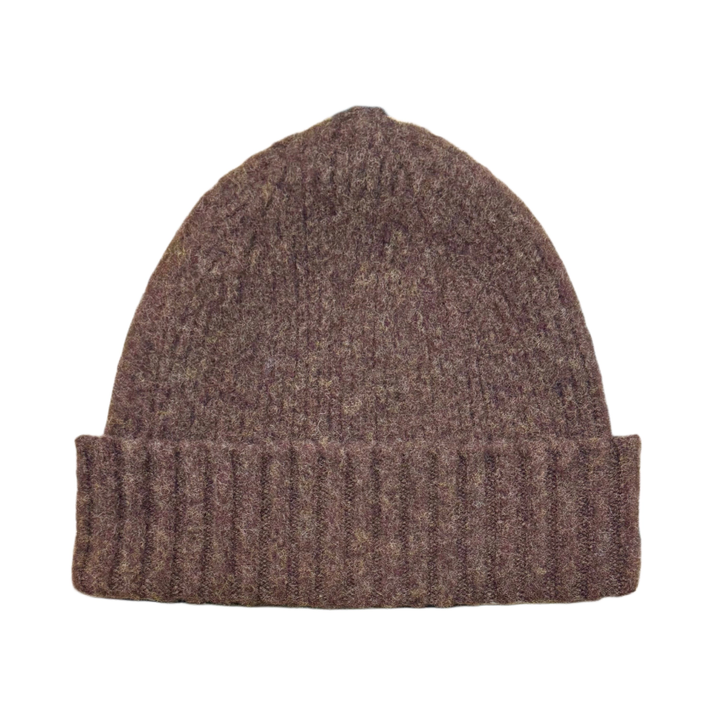 FRESH Bob Scottish Wool Beanie In Hickory