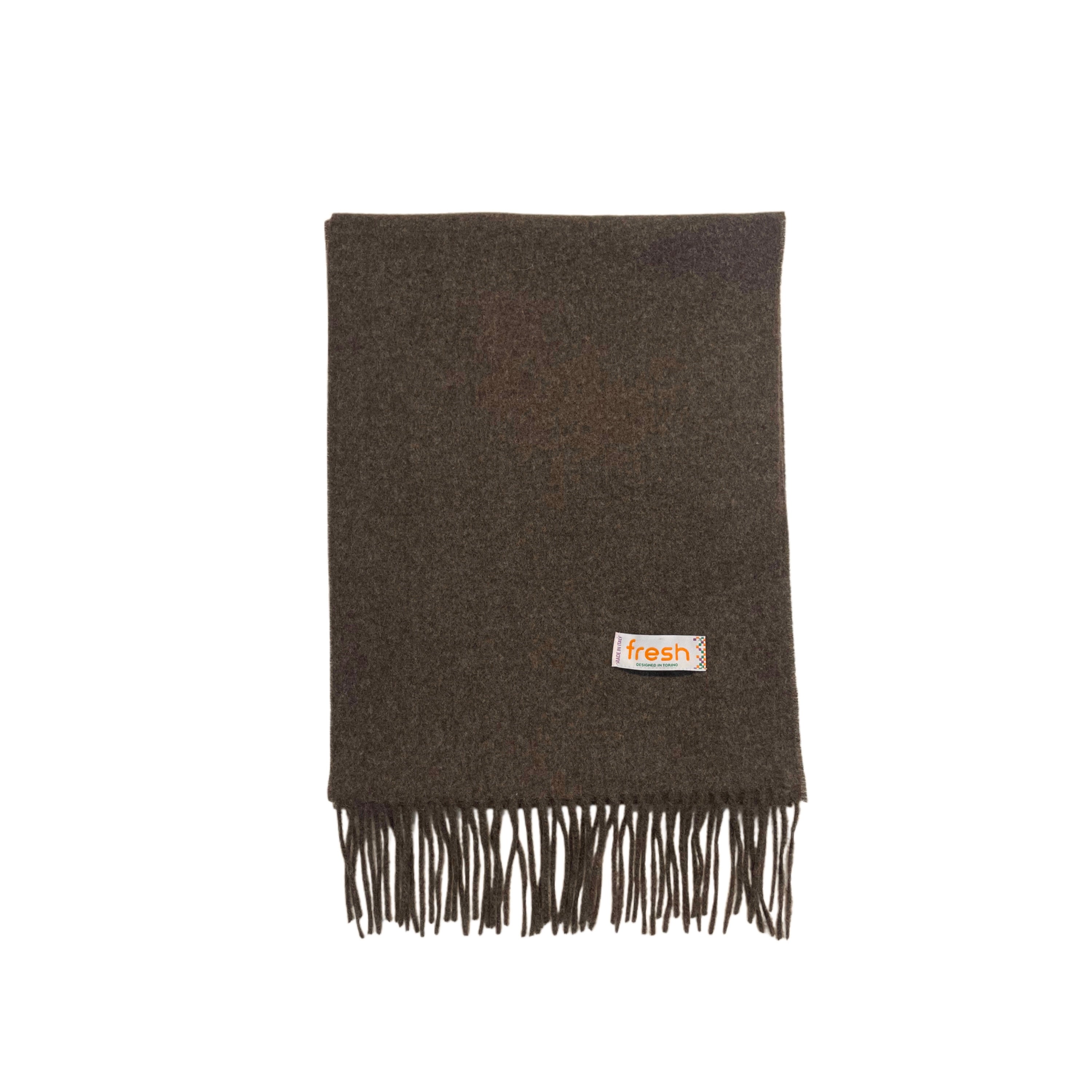 FRESH Dark Brown Wool Scarf