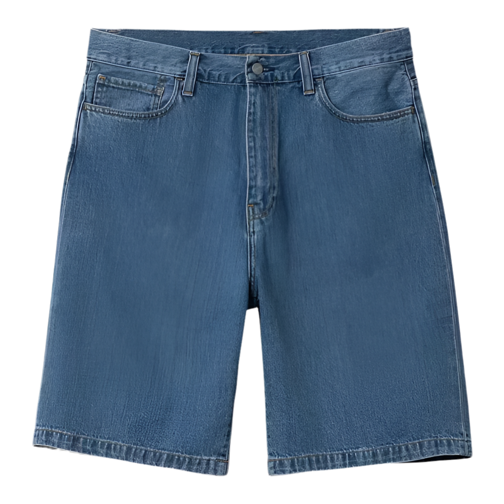 CARHARTT WIP Landon Short Blue Heavy Stone Washed