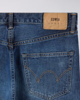 EDWIN Regular Tapered Jeans Blue Mid Dark Used Made In Japan