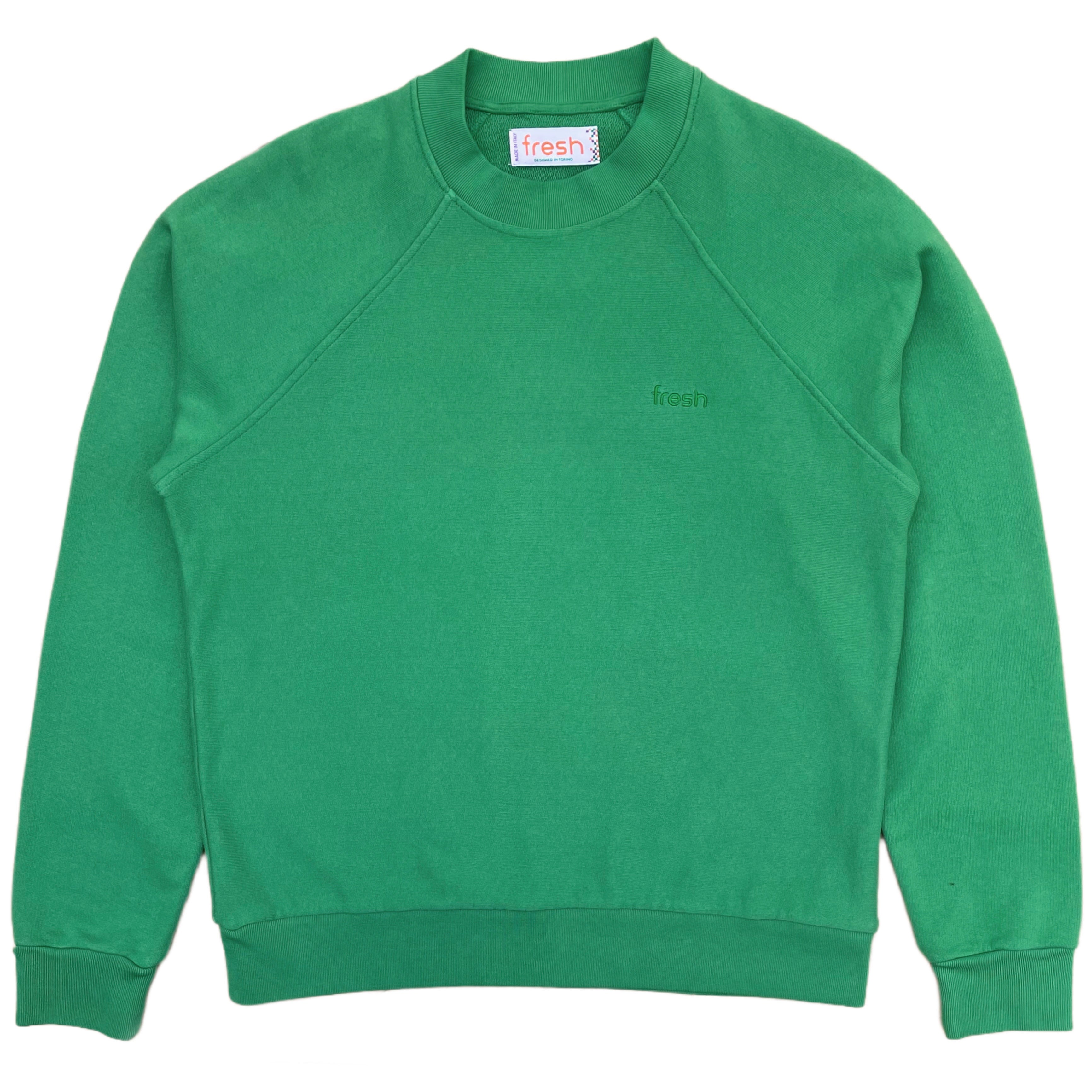 Sweat-shirt en coton FRESH Billie en vert