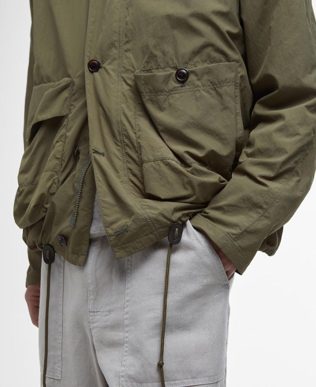 BARBOUR Fatigue Lightweight Jacket Burnt Olive