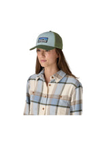 PATAGONIA P-6 Logo LoPro Trucker Hat Thermal Blue