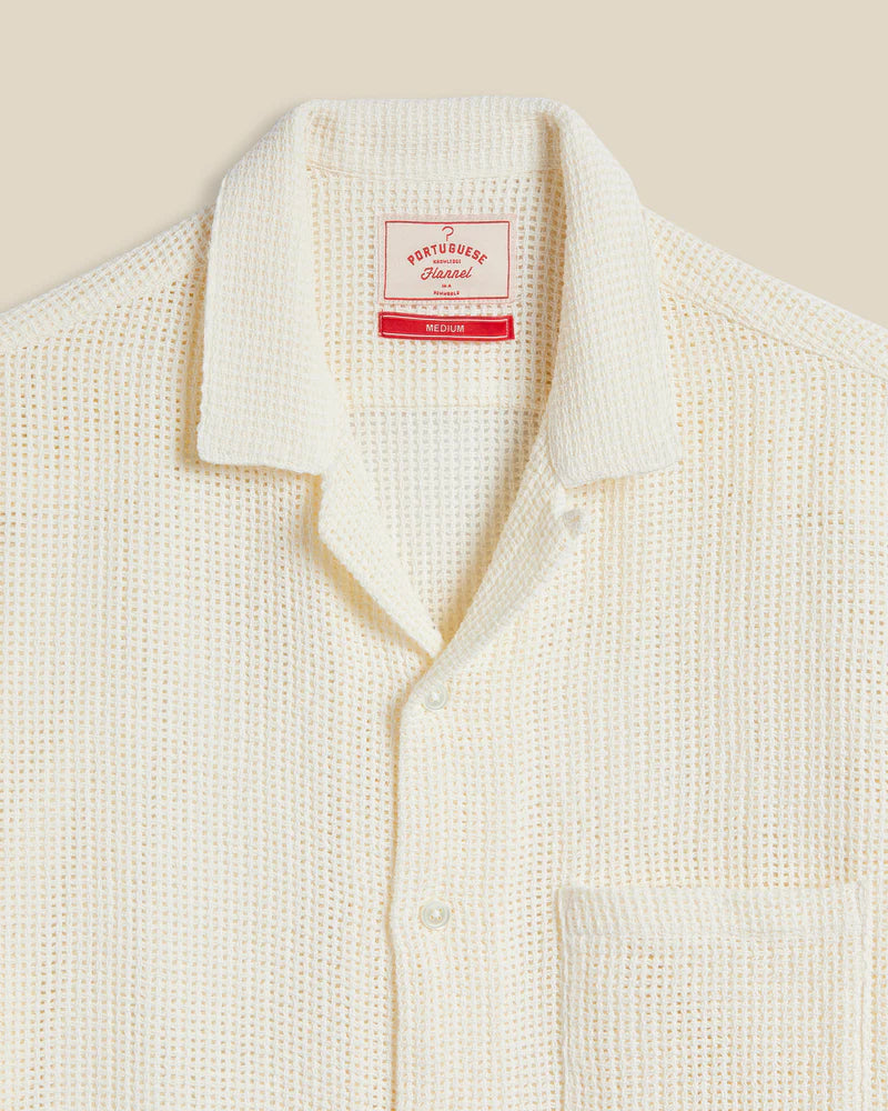 PORTUGUESE FLANNEL Salva White Shirt