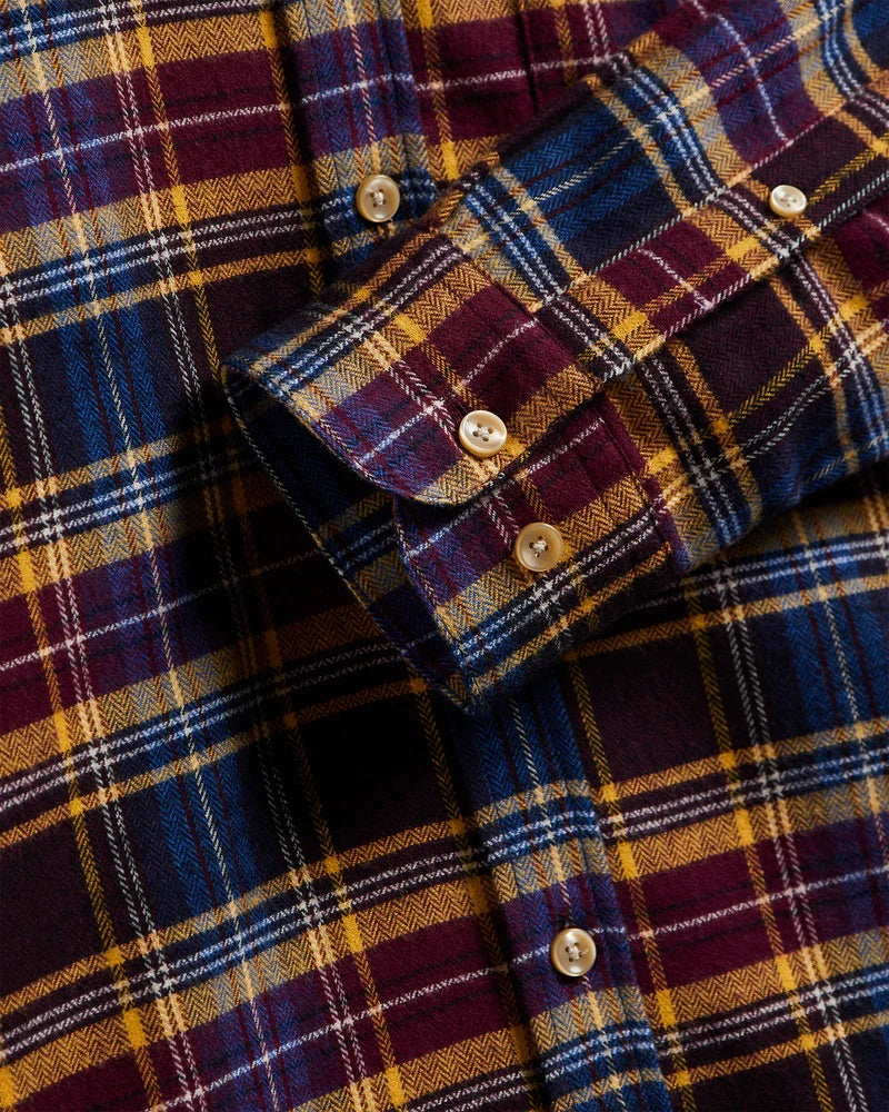 PORTUGUESE FLANNEL Apollo Shirt Blue Bordeaux