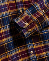 PORTUGUESE FLANNEL Apollo Shirt Blue Bordeaux