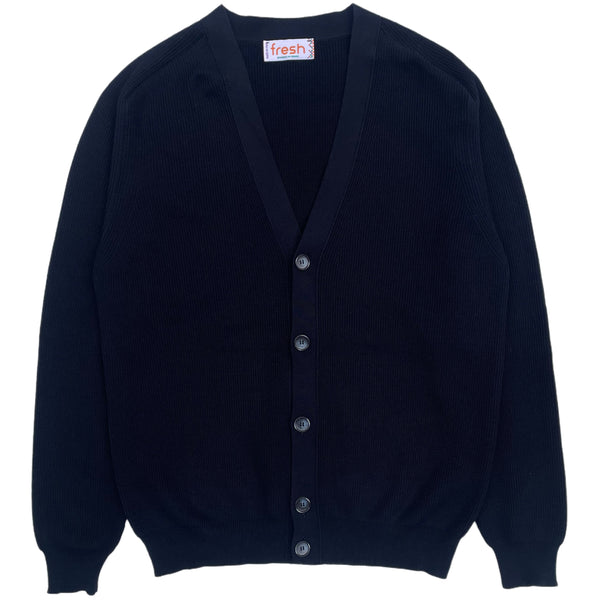 Cardigan in cotone di lusso FRESH Scott in blu scuro