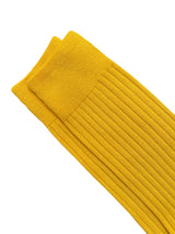 Calzini FRESH a metà polpaccio in cotone giallo