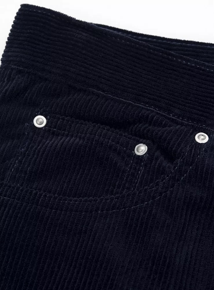 CARHARTT WIP Newel Pant Corduroy Dark Navy Rinsed