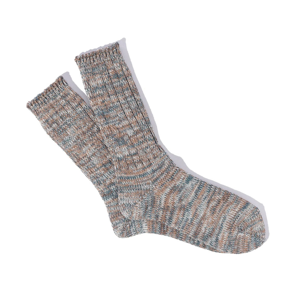 ANONYMOUS ISM 5Color Mix Crew Socks S.Beige