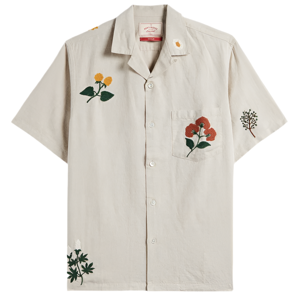 PORTUGUESE FLANNEL Spring 3 Embroidered Vacation Shirt