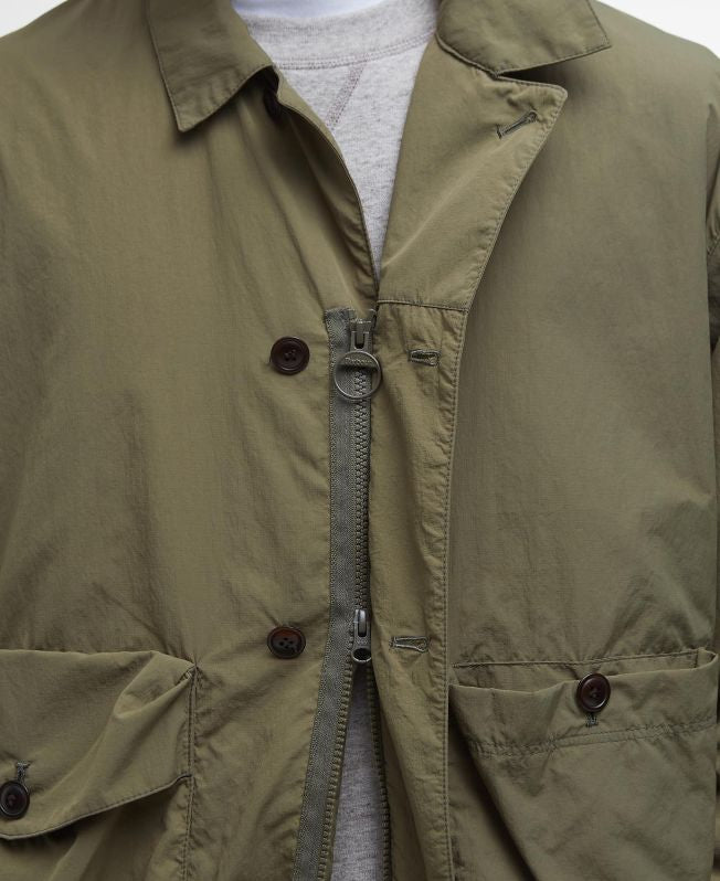 BARBOUR Fatigue Lightweight Jacket Burnt Olive