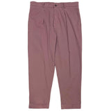 FRESH Camogli - Pantalon chino plissé en coton - Oignon