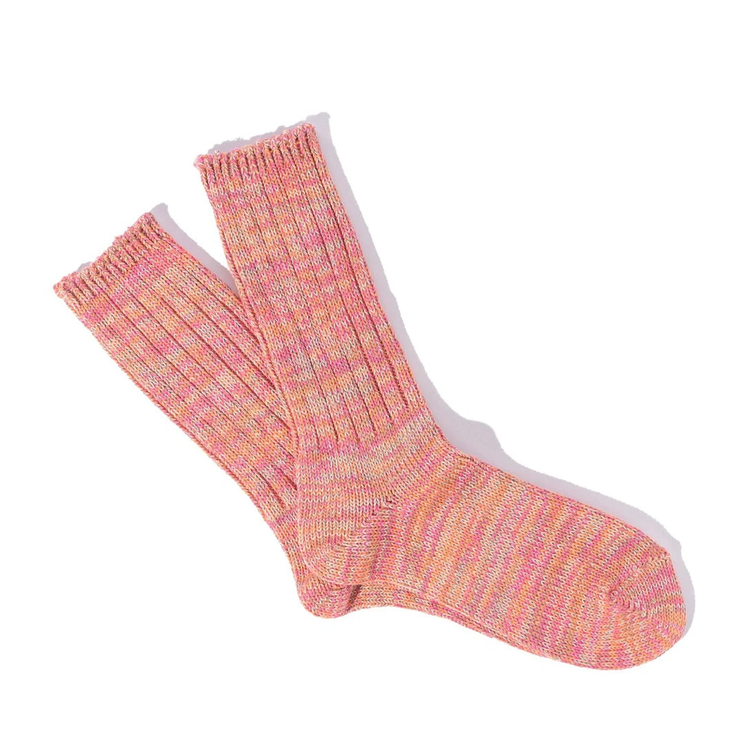 ANONYMOUS ISM 5Color Mix Crew Socks Orange