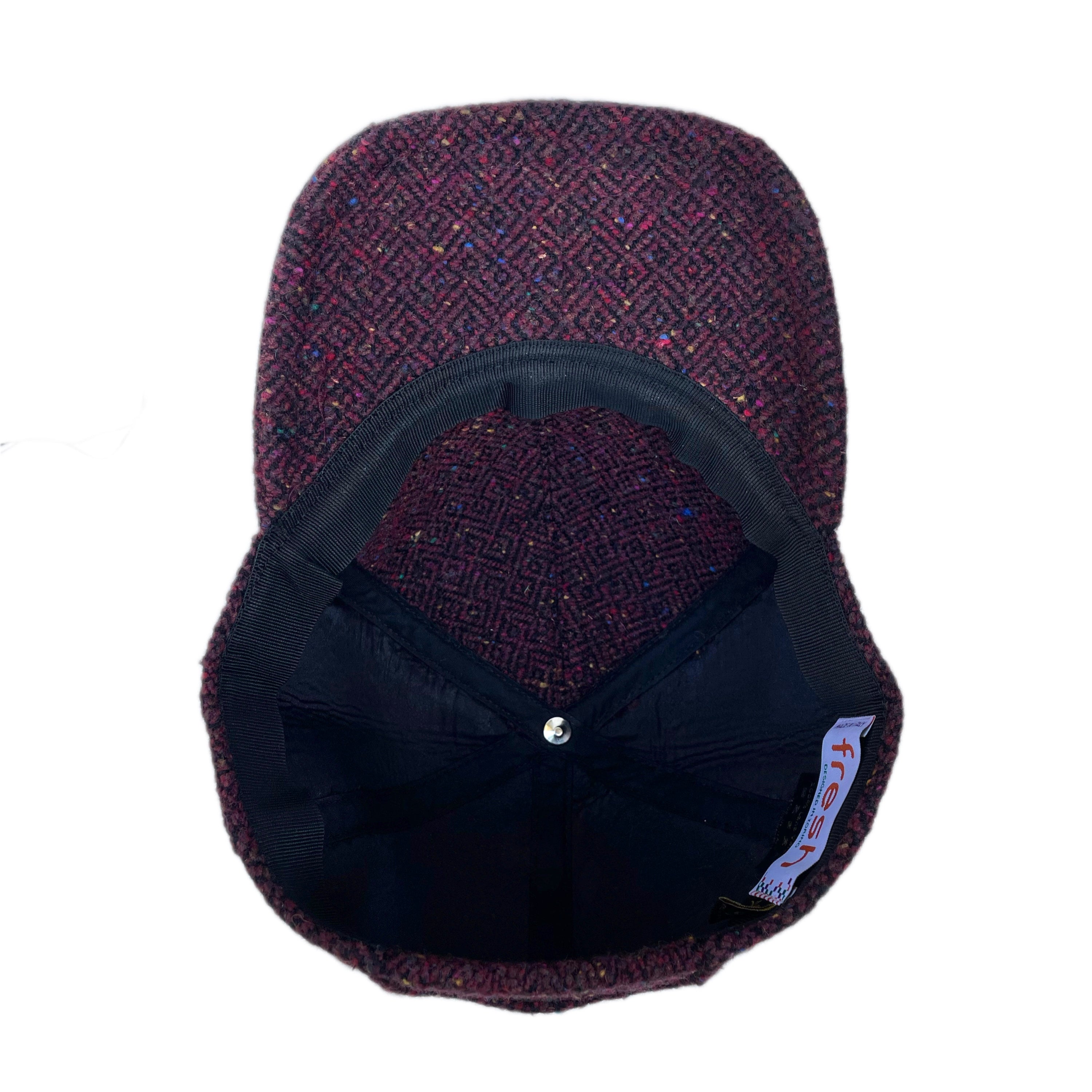 Casquette FRESH Laine Shetland Bordeaux 