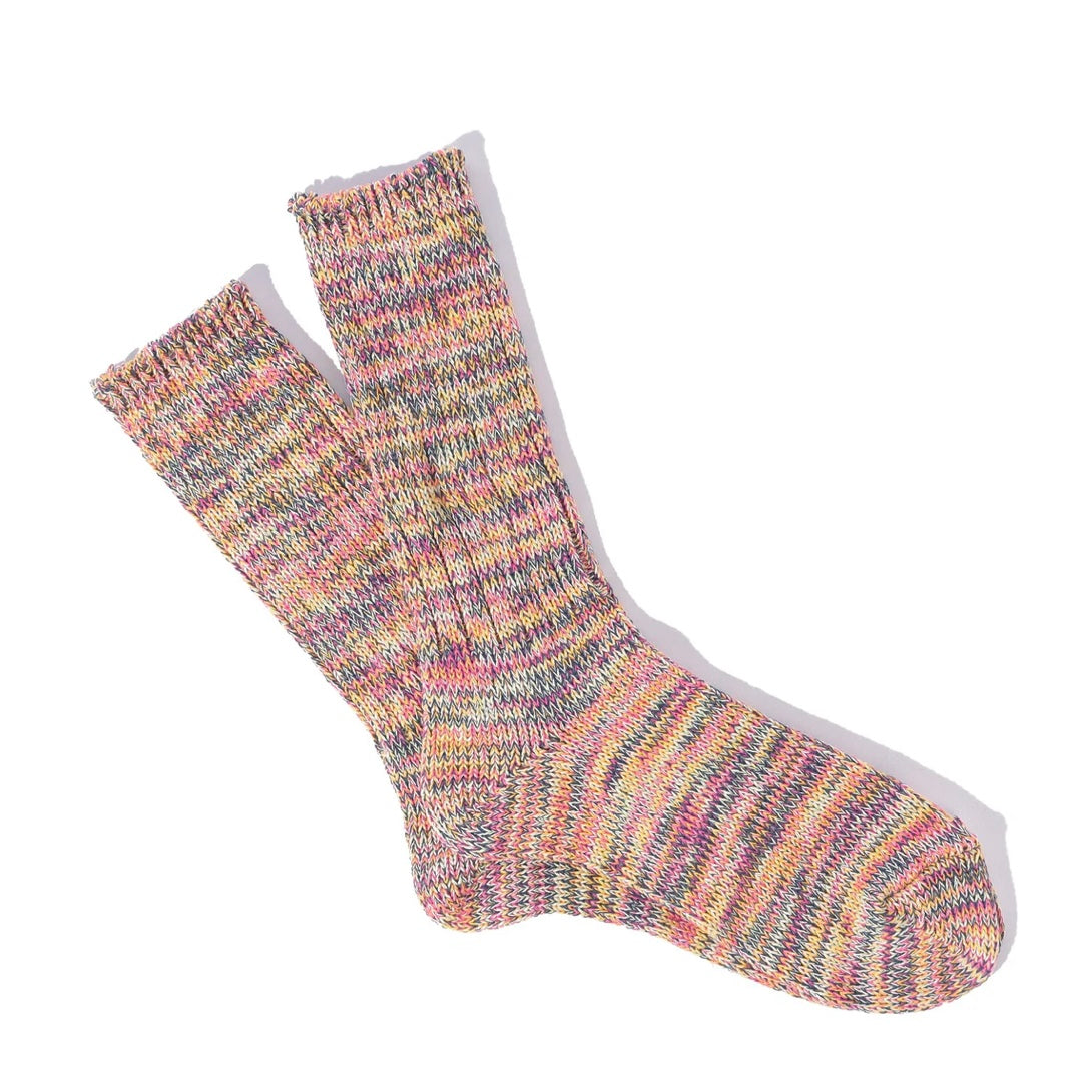 ANONYMOUS ISM 5Color Mix Crew Socks Pink