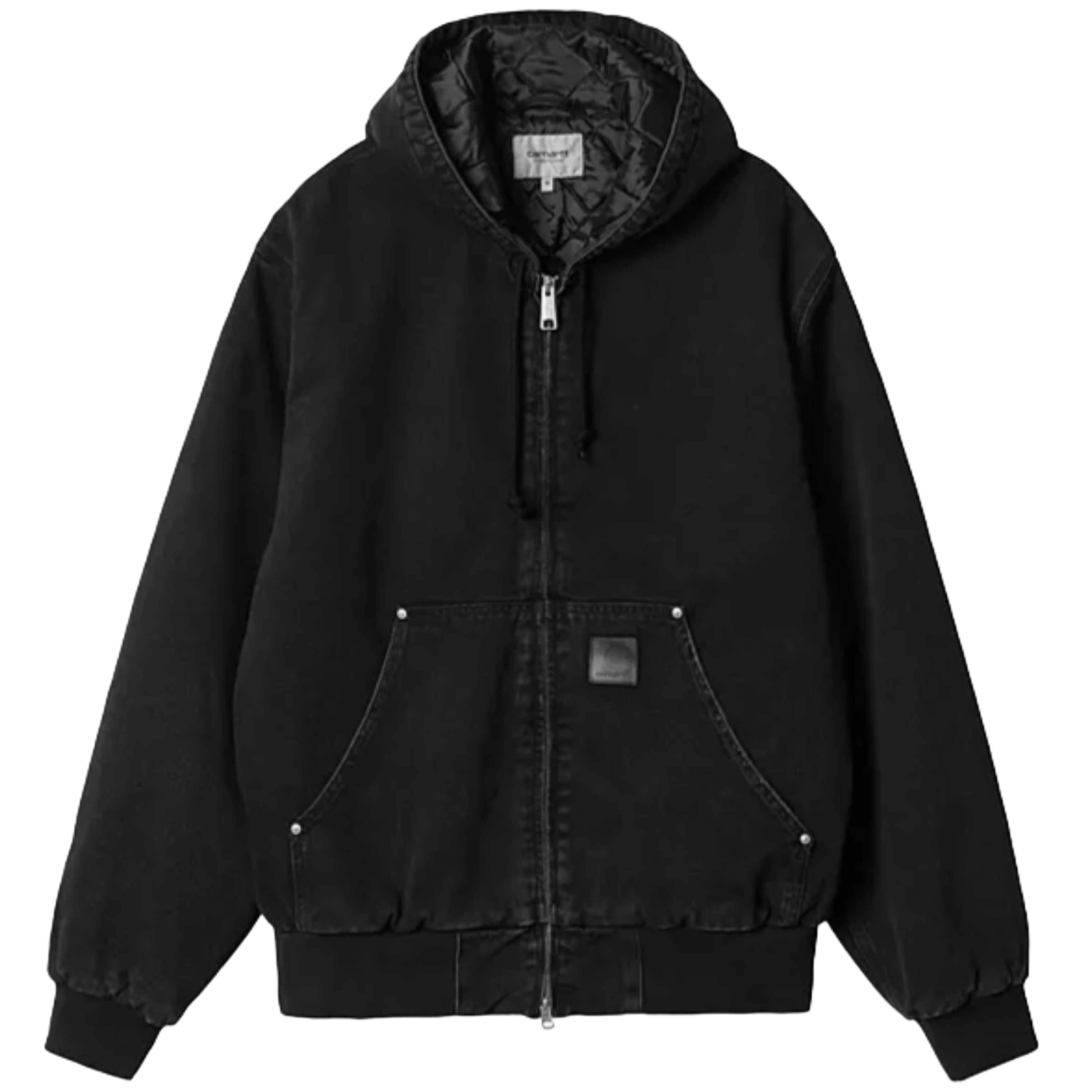 CARHARTT WIP OG Active Rivet Jacket Black Stone Washed