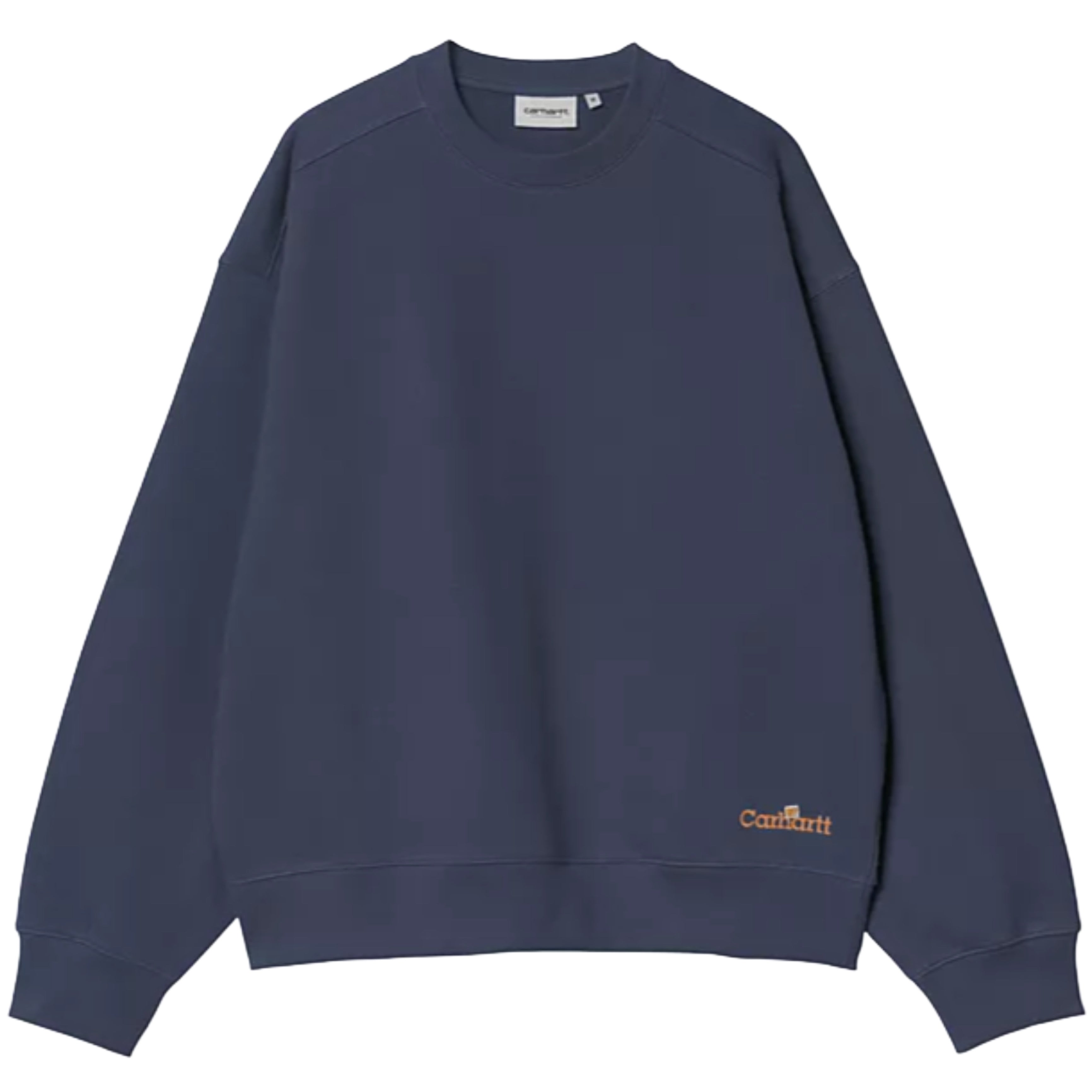 CARHARTT WIP Label Script Sweat Blue