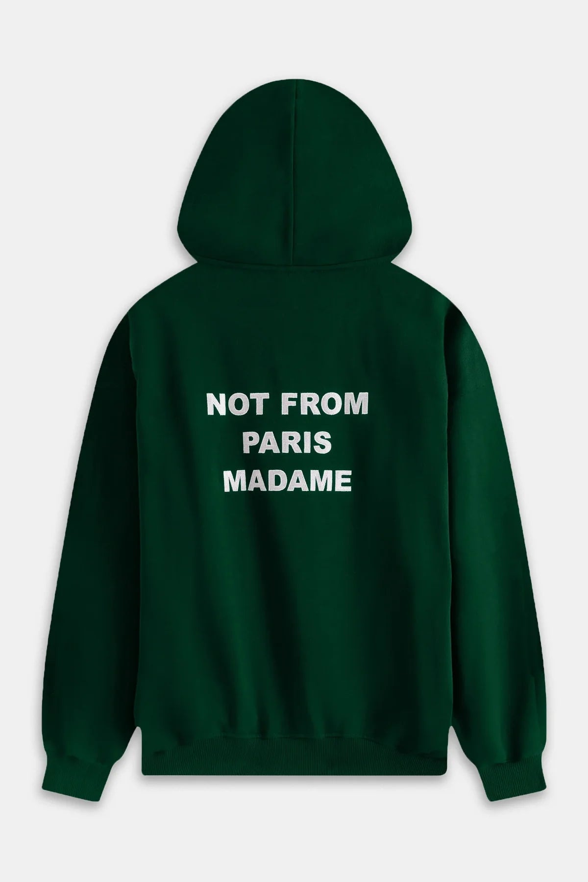 DRÔLE DE MONSIEUR Le Hoodie Slogan Dark Green