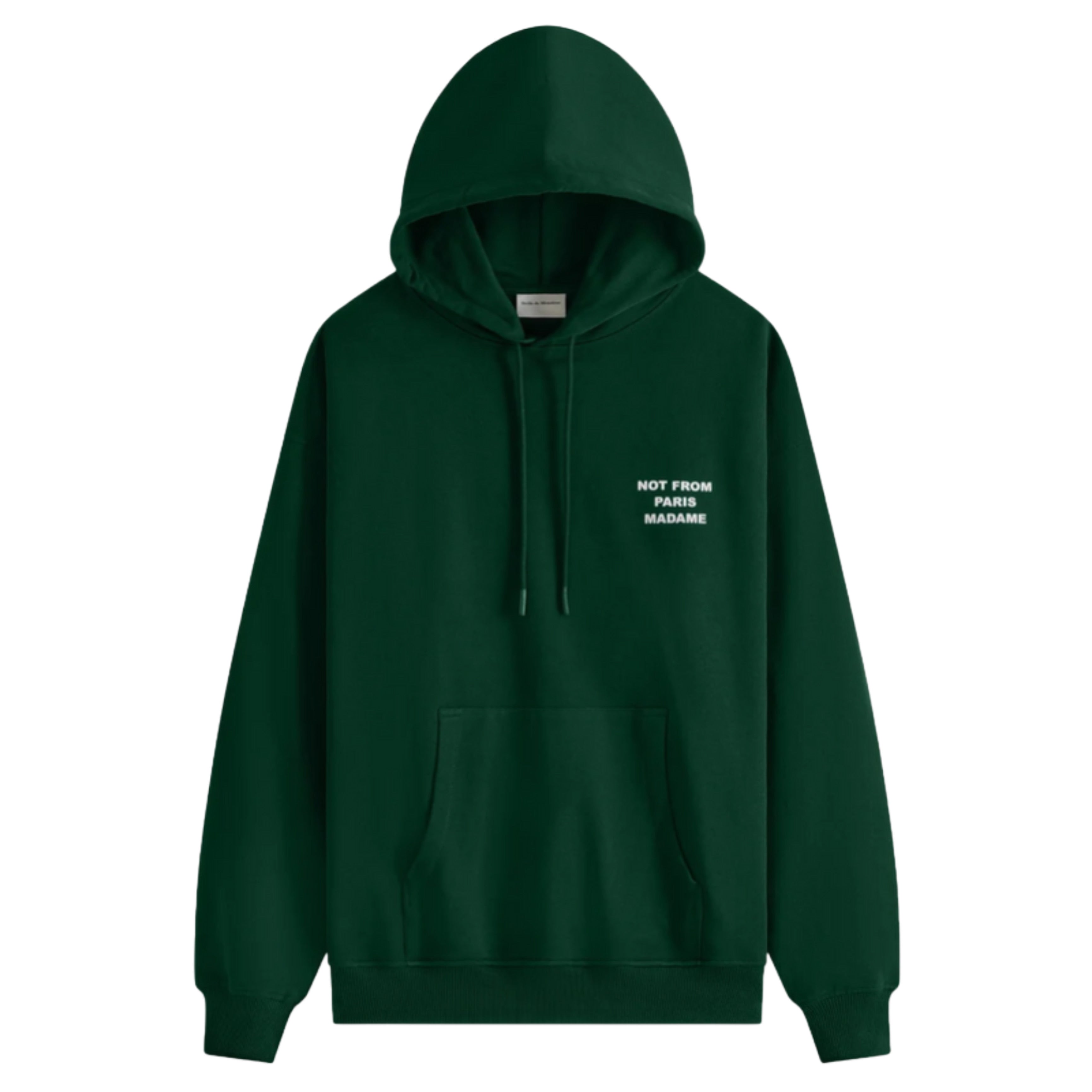 DRÔLE DE MONSIEUR Le Hoodie Slogan Dark Green