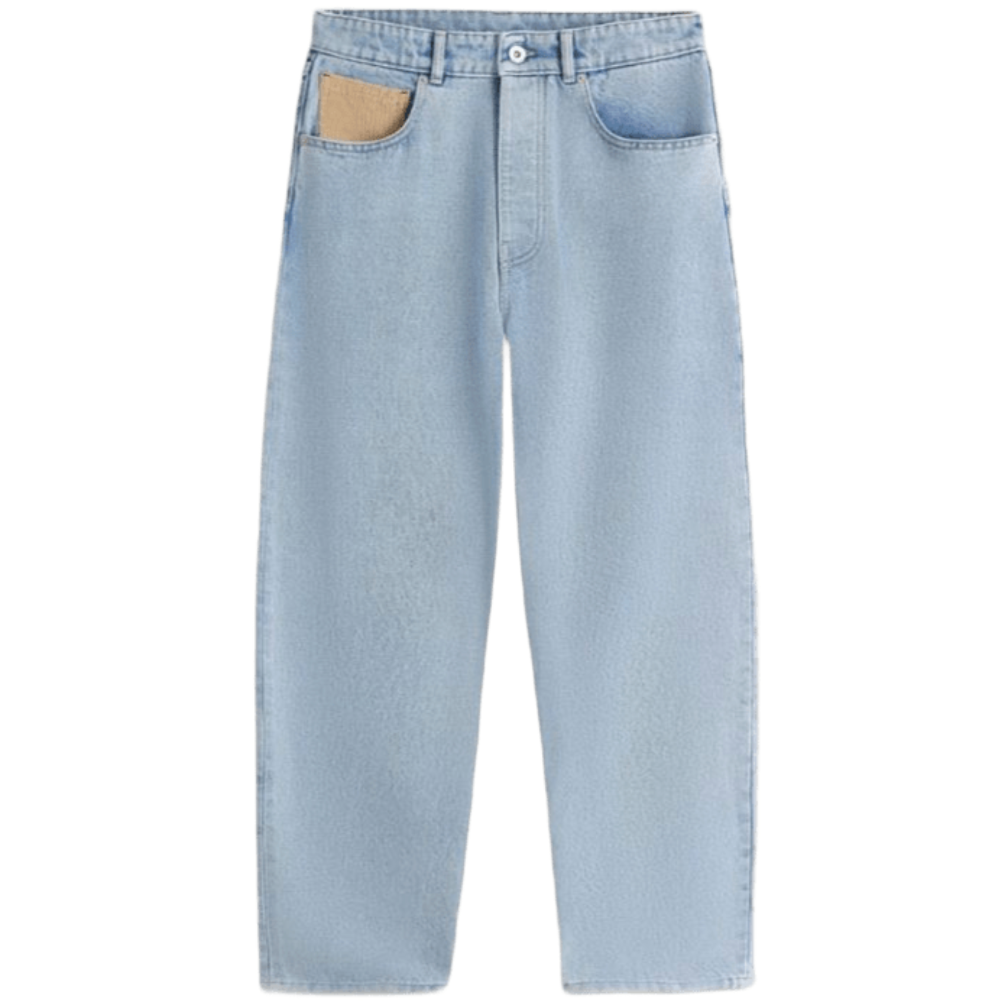 DRÔLE DE MONSIEUR Le Jean Délavée Denim Pants Light Blue