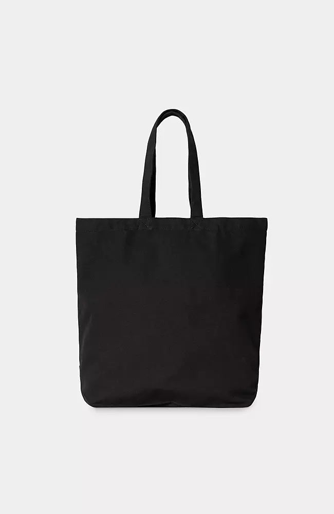 Borsa tote CARHARTT WIP con timbro nero bianco