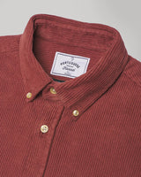 PORTUGUESE FLANNEL Lobo Bordeaux Corduroy Shirt