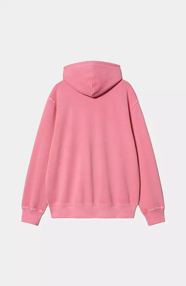 CARHARTT WIP Hooded Duster Script Jacket Charm Pink