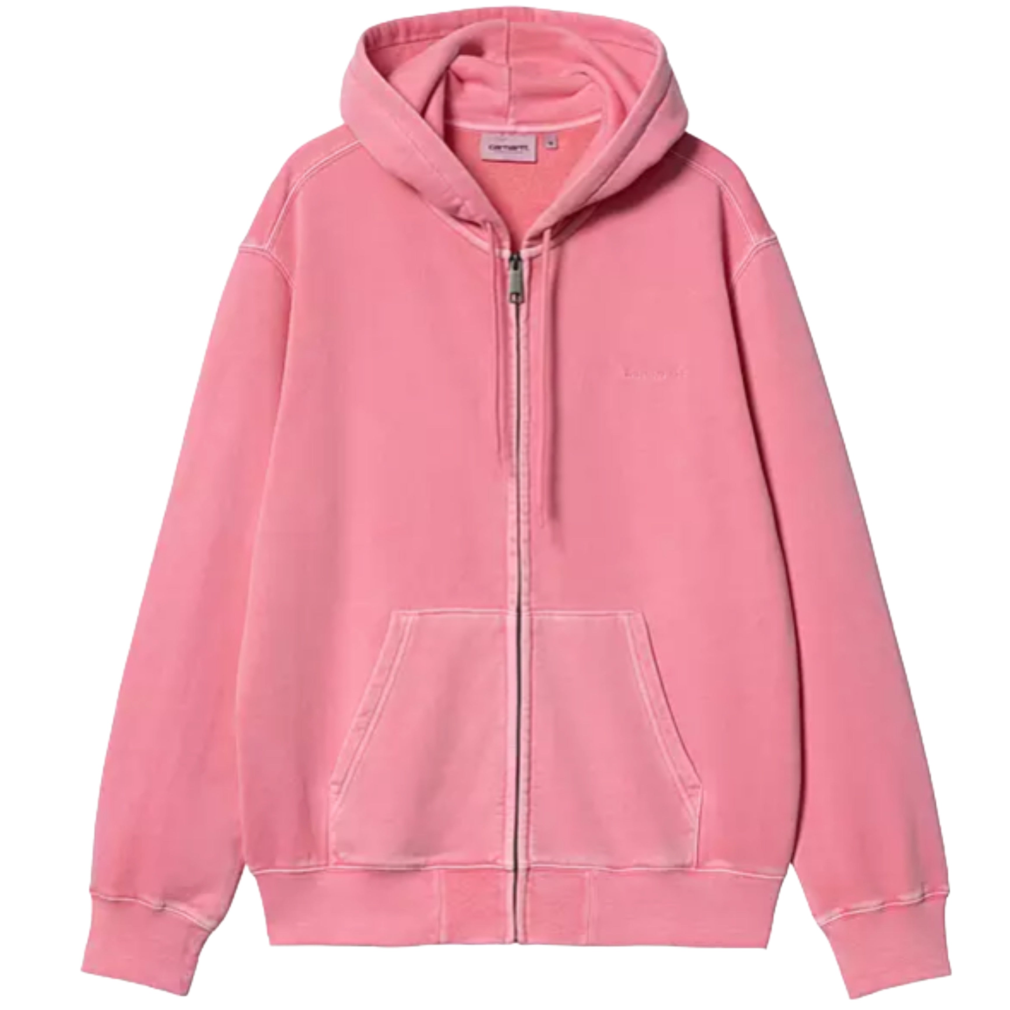 CARHARTT WIP Hooded Duster Script Jacket Charm Pink