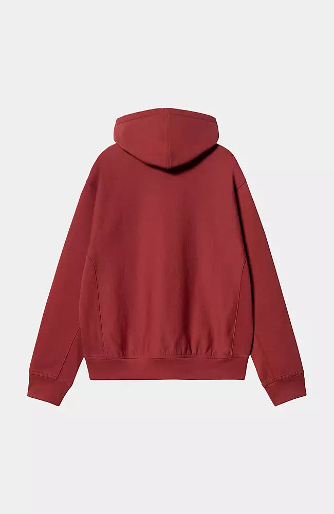 CARHARTT WIP Hooded American Script Sweatshirt Tuscany