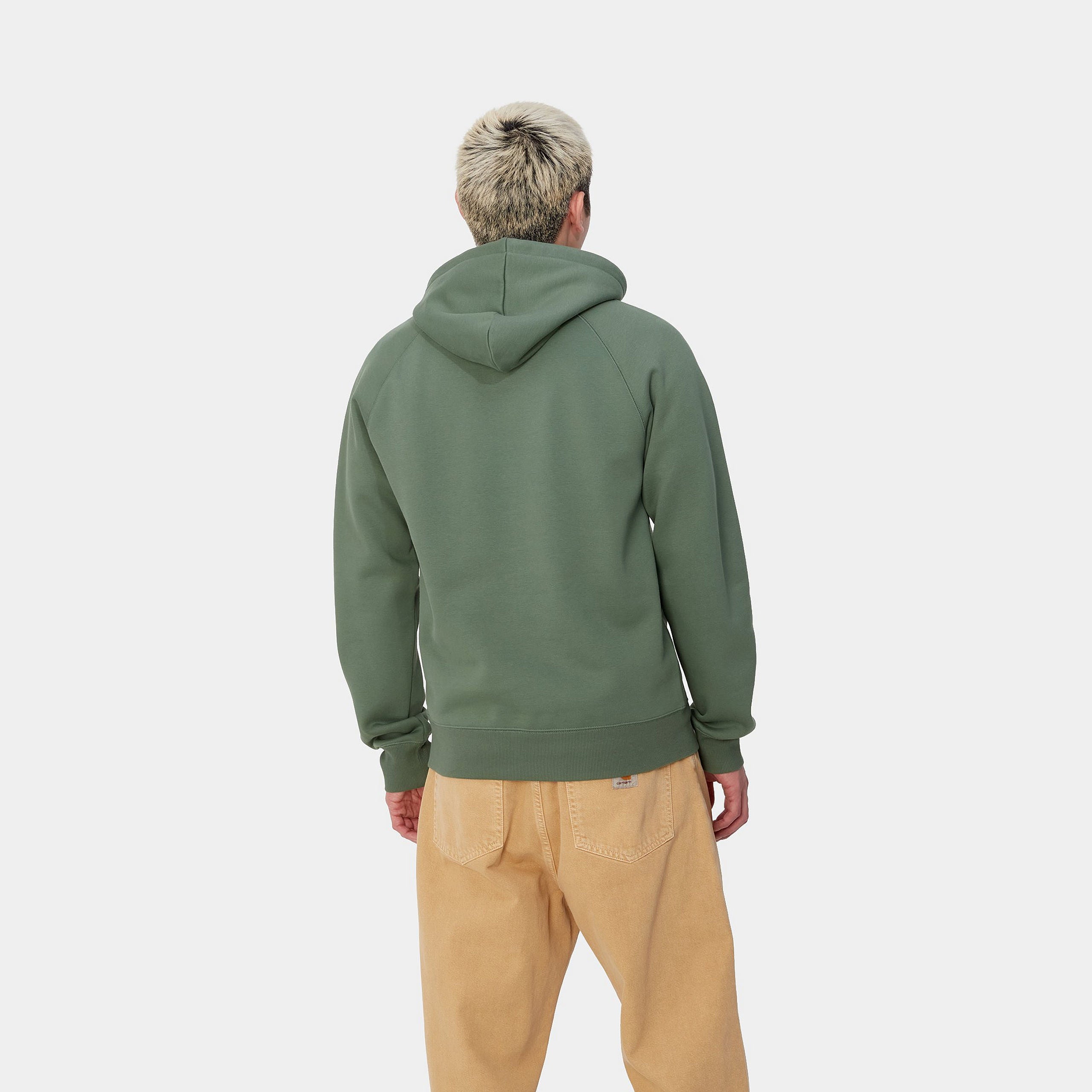 CARHARTT WIP Hooded Chase Sweatshirt Duck Green Gold