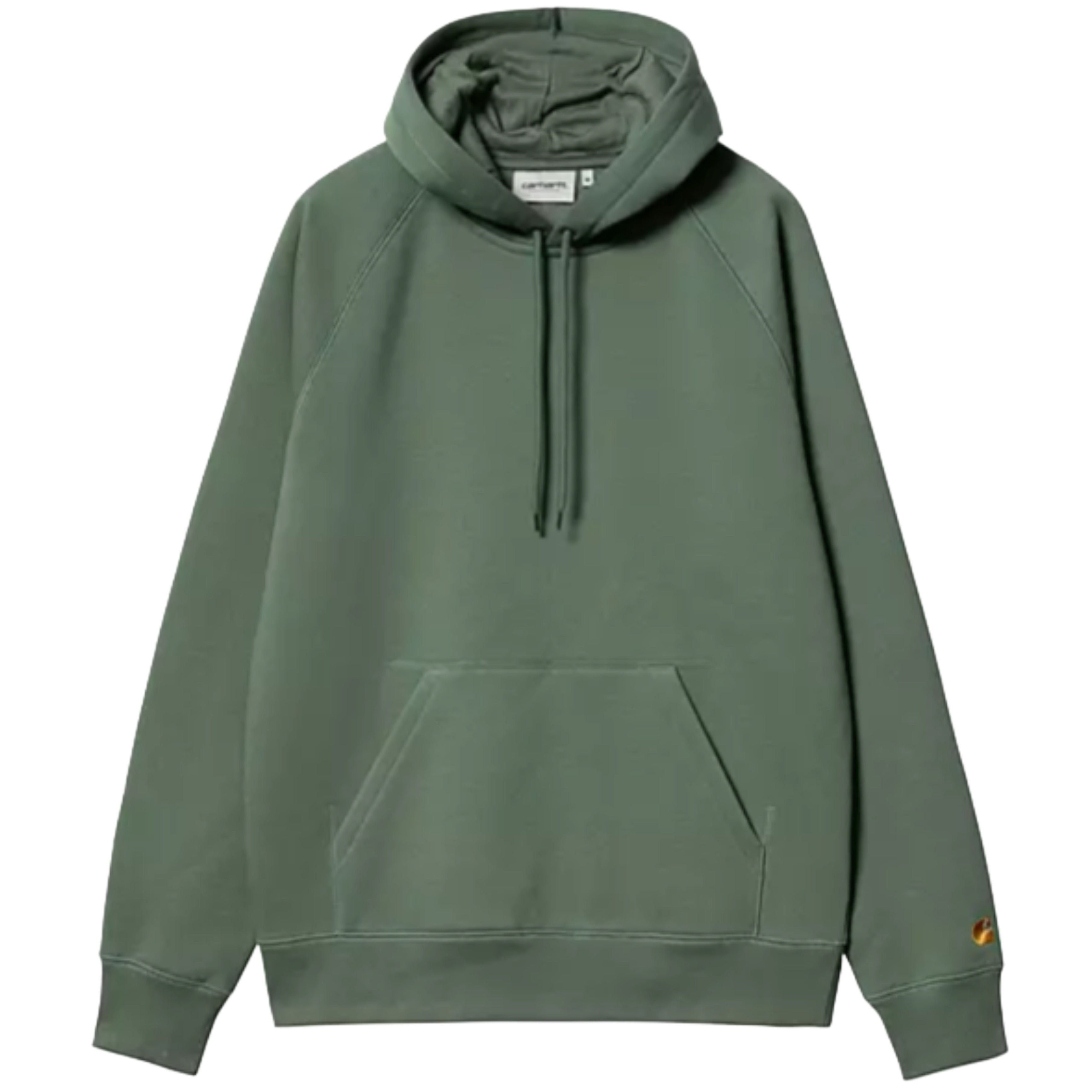 CARHARTT WIP Hooded Chase Sweatshirt Duck Green Gold