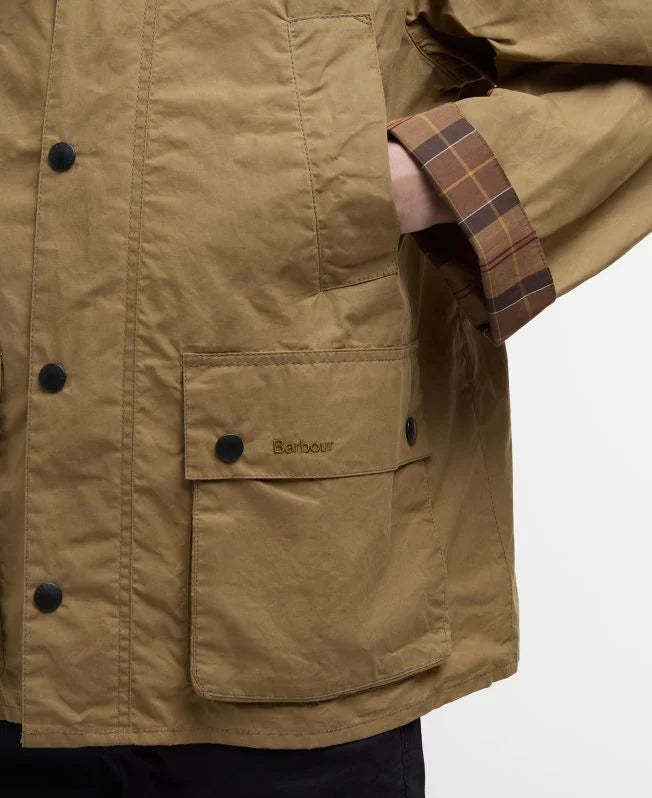 BARBOUR Oversized Bedale Casual Jacket Golden Khaki