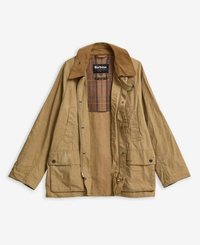 BARBOUR Oversized Bedale Casual Jacket Golden Khaki