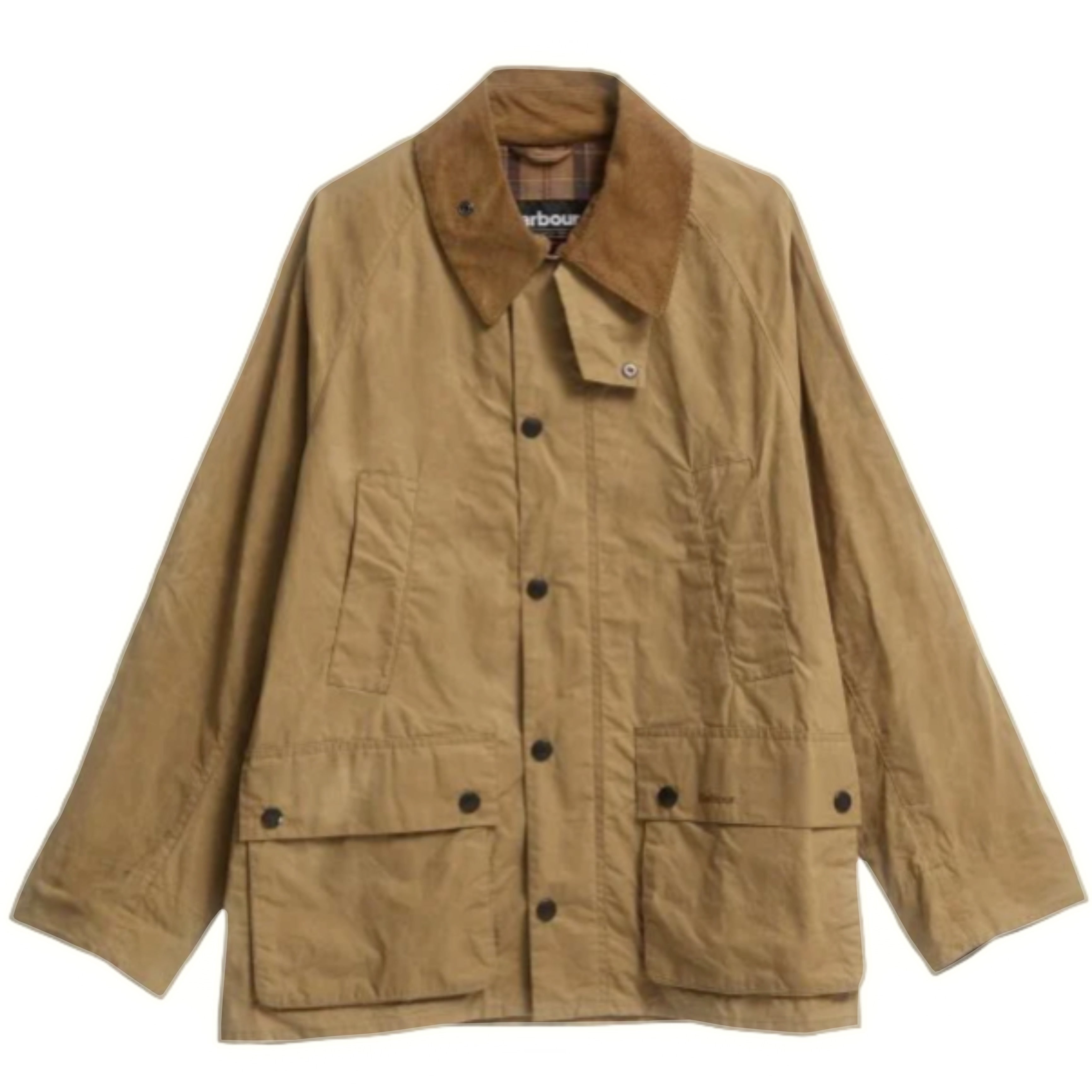 BARBOUR Oversized Bedale Casual Jacket Golden Khaki