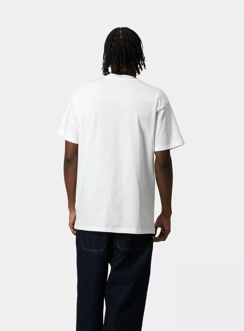 CARHARTT WIP S/S Label Script T-Shirt White