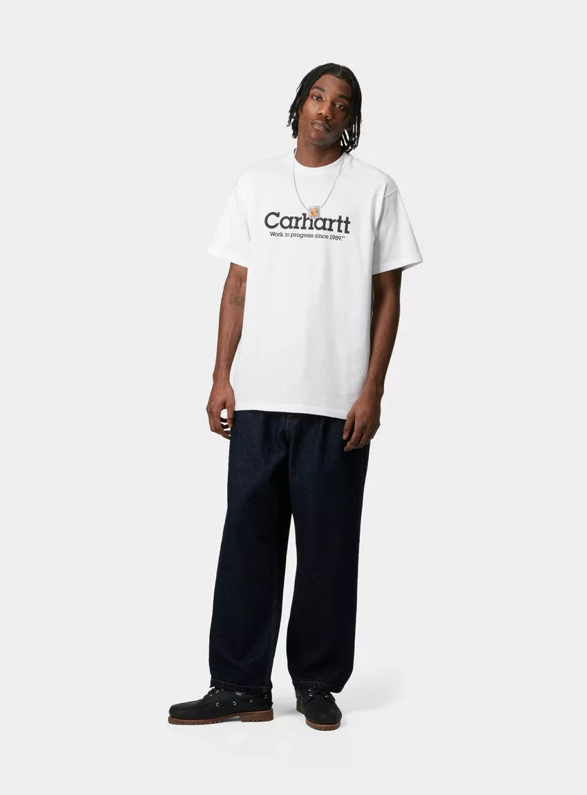 CARHARTT WIP S/S Label Script T-Shirt White