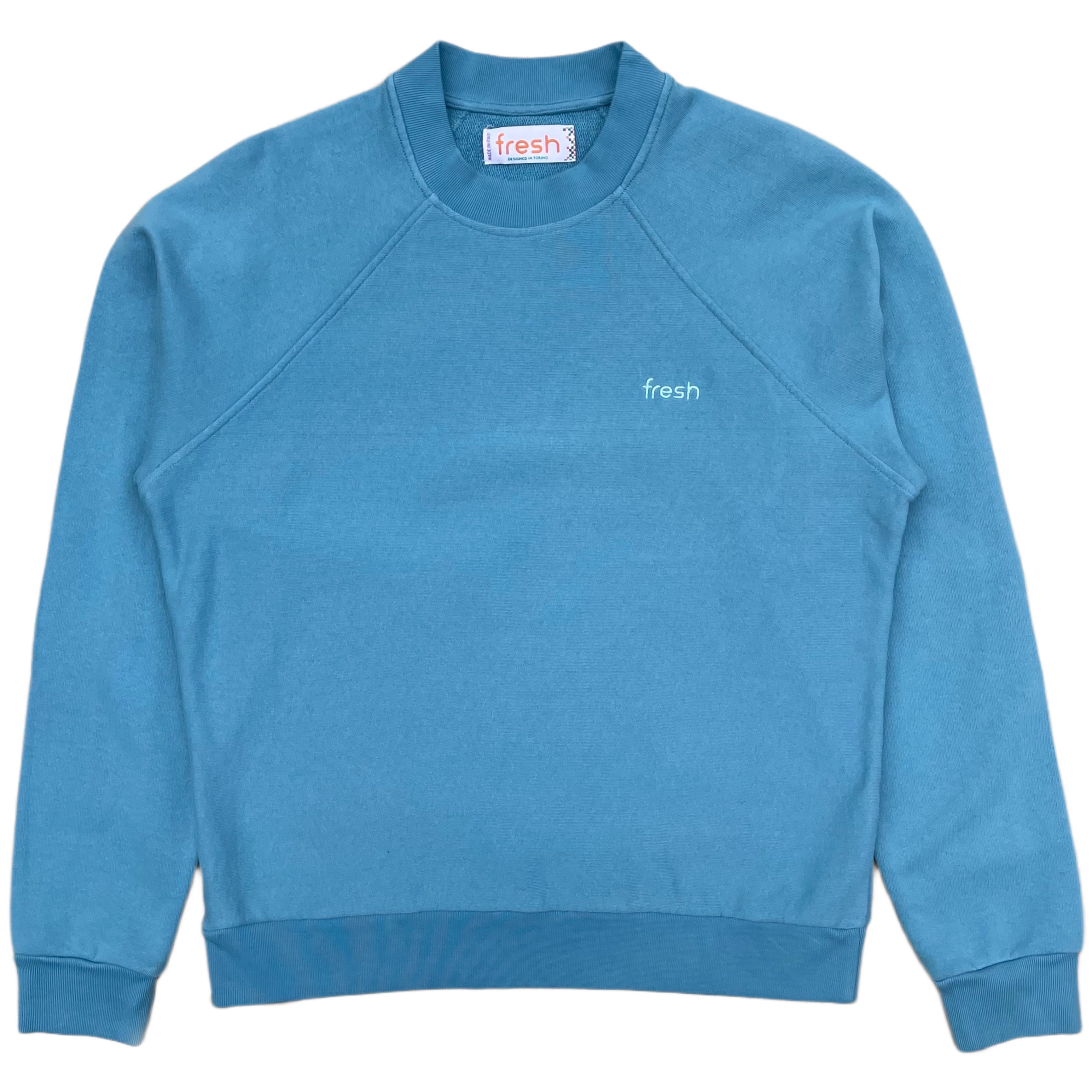 Sweat-shirt en coton FRESH Billie en bleu clair