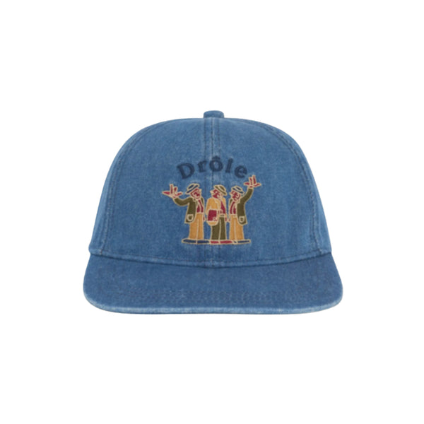 DRÔLE DE MONSIEUR La Casquette Crillon In Stone Wash