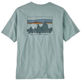 T-shirt organica PATAGONIA da uomo '73 Skyline verde Buckhorn